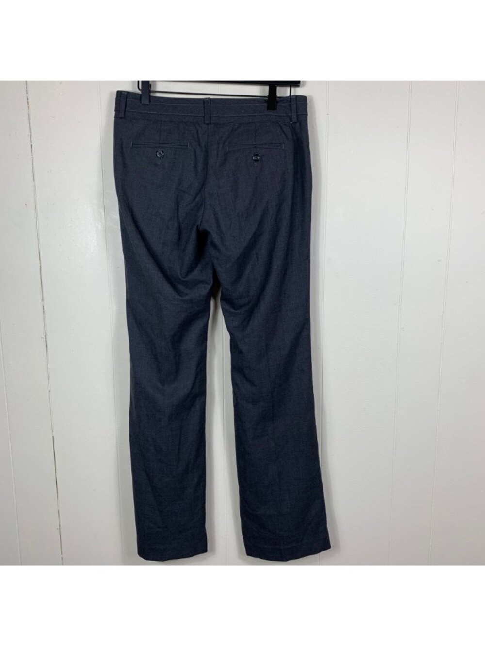 NEW Banana Republic Ryan Fit Wool Blend Wide Leg Pants Gray Office Siren Sz 6 - Picture 7 of 7